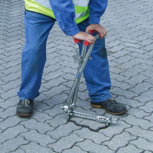 PaverEXTRACTOR SZ ανυψωτής πλακιδίων Εξαγωγέας πλακιδίων PaverEXTRACTOR SZ Probst PaverEXTRACTOR SZ χρήση Paving Block Extractor SZ Probst