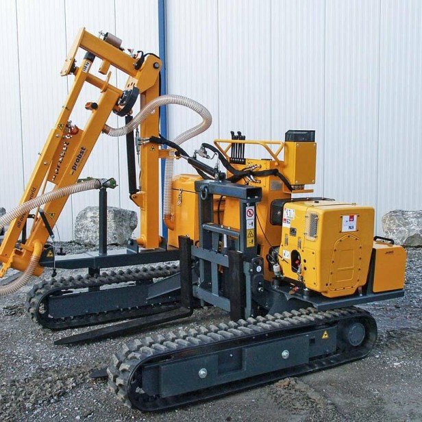 Probst Transmobil TM installation carrier, TM pallet lifter, TM vacuum slab lifter, Probst TM machine for slab installation