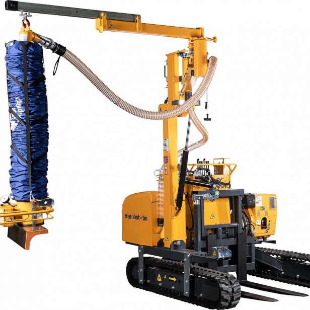Probst Transmobil TM installation carrier, TM pallet lifter, TM vacuum slab lifter, Probst TM machine for slab installation