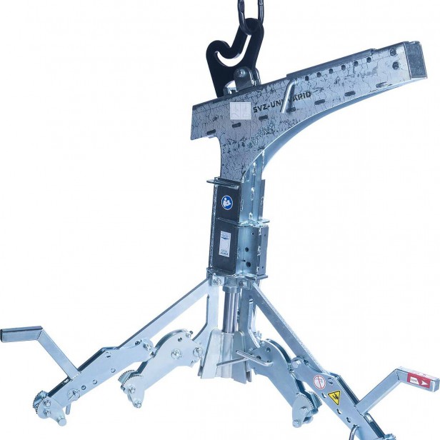 Probst SVZ-UNI VARIO σε εργοτάξιο Probst SVZ-UNI ανύψωση φρεατίου Probst SVZ-UNI σε χρήση με γερανό Probst SVZ-UNI ανύψωση κώνου φρεατίου