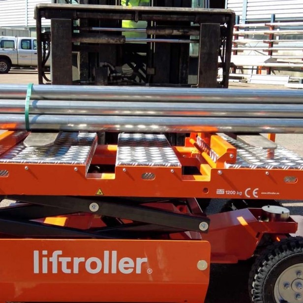 Liftroller E-mover - Ηλεκτρική πλατφόρμα μεταφοράς ασύρματου χειρισμού & ανύψωσης εμπορευμάτων και εξοπλισμού εως 1200kg!