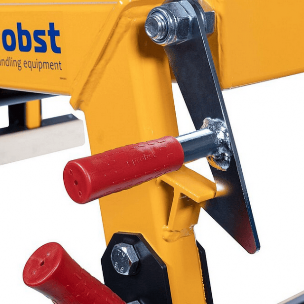 Probst KSZ-300-UNI ανυψωτική αρπάγη Αρπάγη για ασβεστολιθικά στοιχεία Probst KSZ-300-UNI Probst KSZ-300-UNI σε χρήση με γερανό Αρπάγη Probst KSZ-300-UNI με δίχτυ ασφαλείας