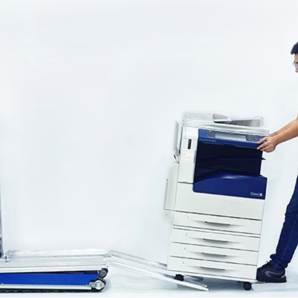 XSTO Photocopier Ramp, Detachable loading ramp, Transport of wheeled loads up to 250 kg, Compatible with CT420, Easy and safe loading