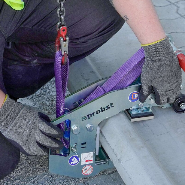 Probst PC-200 panel clamp, Probst PC200 concrete panel clamp, PC-200 lifting clamp, panel clamp for concrete panels