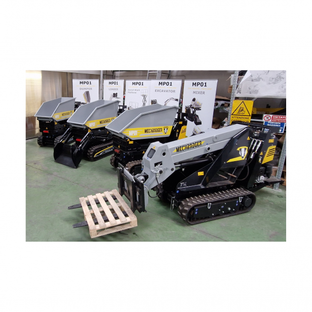  ΕΡΠΥΣΤΡΙΟΦΟΡΟ MINI DUMPER  MD01 - ΕΡΓΟΤΑΞΙΟΥ MECHBADGER ΓΙΑ 800 Kg -  ΠΕΤΡΕΛΑΙΟΚΙΝΗΤΟ