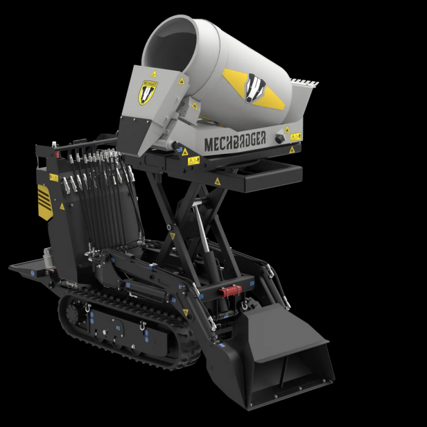 ΕΡΠΥΣΤΡΙΟΦΟΡΟΣ ΜΕΤΑΦΟΡΕΑΣ MP01  ΓΙΑ 1070 KG  MECHBADGER - TRACKED MIXER ΒΕΝΖΙΝΟΚΙΝΗΤΟ 