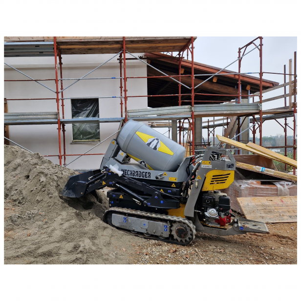 ΕΡΠΥΣΤΡΙΟΦΟΡΟΣ ΜΕΤΑΦΟΡΕΑΣ MP01  ΓΙΑ 1070 KG  MECHBADGER - TRACKED MIXER ΒΕΝΖΙΝΟΚΙΝΗΤΟ 