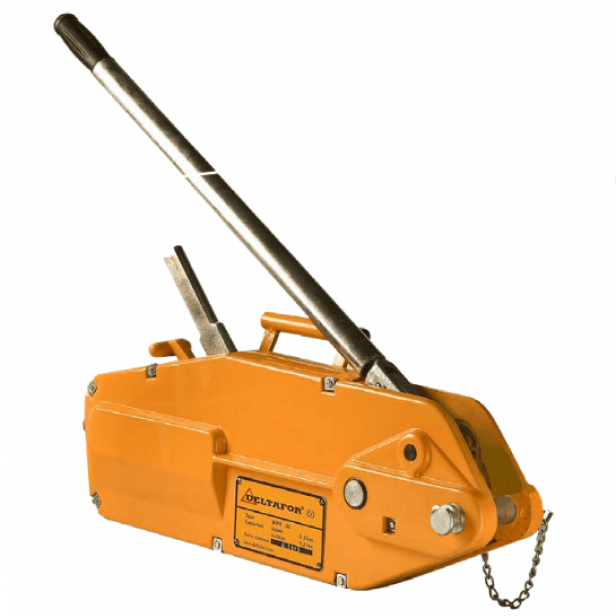  GRIP PULLER WITH ALOUMINIUM CASTING FOR 800KG  WITH 20Μ WIRE ROPE