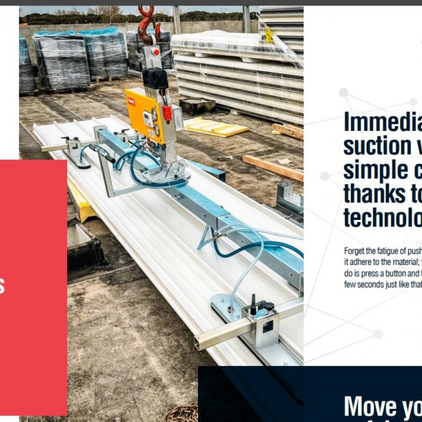 Βεντούζα μπαταρίας ανύψωσης και τοποθέτησης Πάνελ Cladding lifter CL1-8 500 kg 