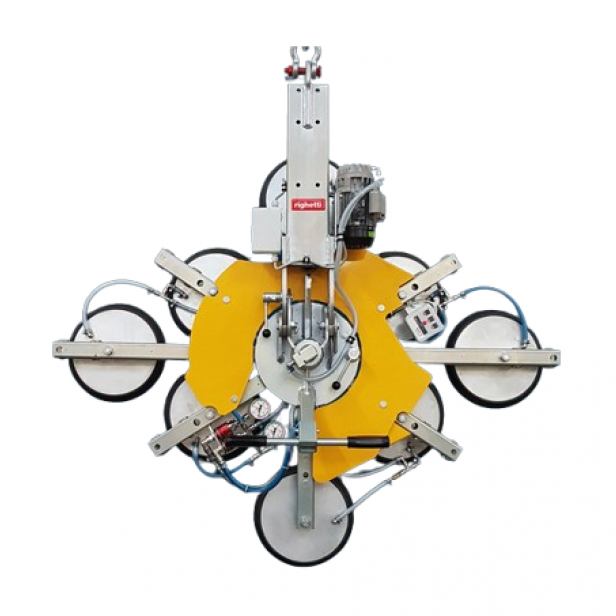 GLASS VACUUM LIFTER 220V OR 380V VEB6 RCMBM WITH MANUAL TILT & ROTATION MAXIMUM LOAD 600KG