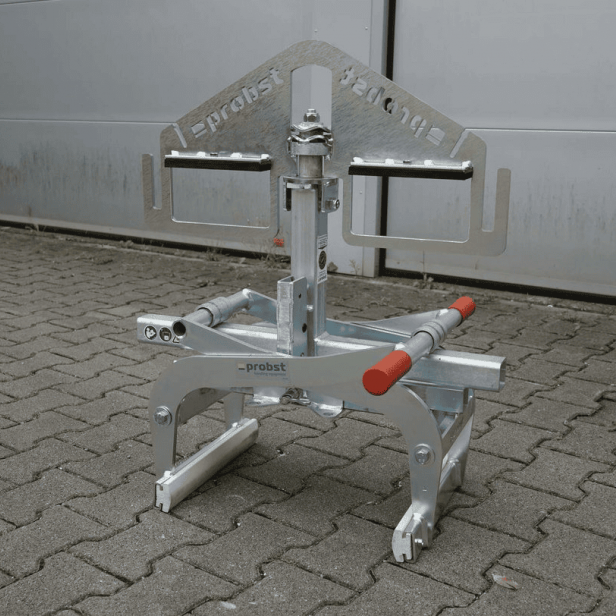 Probst TSZ-UNI-ET-800 Concrete Step Handles TSZ-UNI-ET-800 lifting clamp for paving slabs PROBST TSZ-UNI-ET-800 in use TSZ-UNI-ET-800 grab for kerb stones