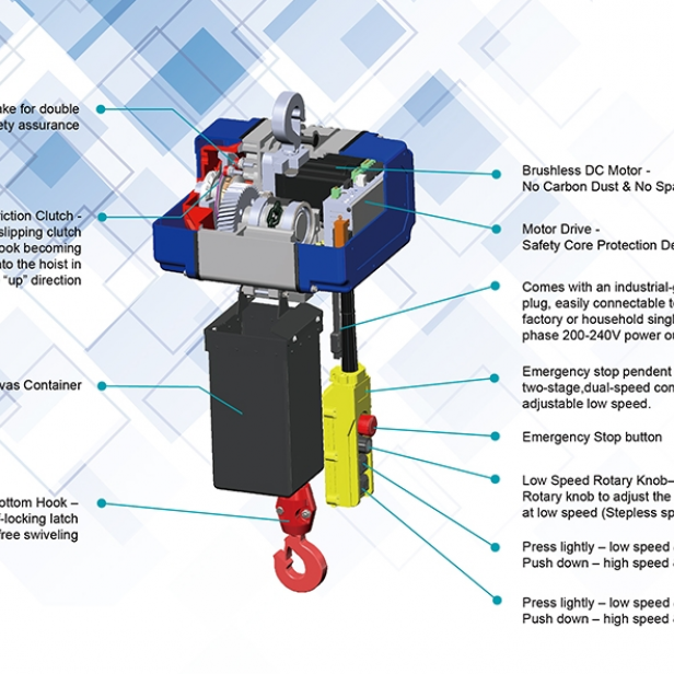 COME UP BMC-500 βαρούλκο αλυσίδας 500 kg 3 m, ηλεκτρικό βαρούλκο χωρίς ψύκτρες COME UP, μονοφασικό βαρούλκο αλυσίδας COME UP BMC-500, βιομηχανικό βαρούλκο 500 kg COME UP, βαρούλκο για εργοστάσια και επαγγελματικές εφαρμογές