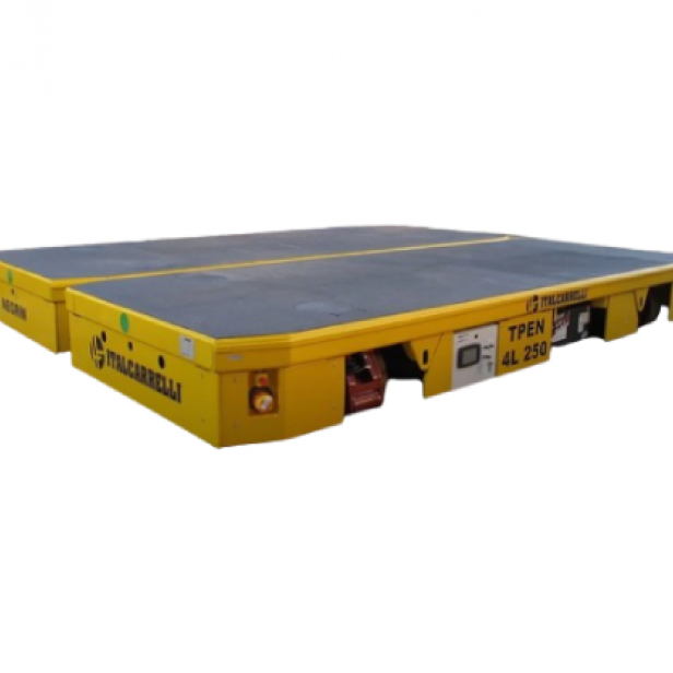 ITALCARRELLI Self-propelled modular transporters with adjustable loading capacity depending on the characteristics and number of coupled units