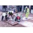 Probst Unimobil UM-VS Laying Dolly vacuum laying device Unimobil UM-VS for paving slabs up to 150 kg Probst vacuum laying device for paving slabs Unimobil UM-VS laying dolly in use