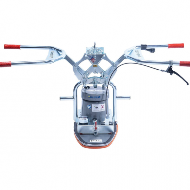 Probst Unimobil UM-VS Laying Dolly vacuum laying device Unimobil UM-VS for paving slabs up to 150 kg Probst vacuum laying device for paving slabs Unimobil UM-VS laying dolly in use