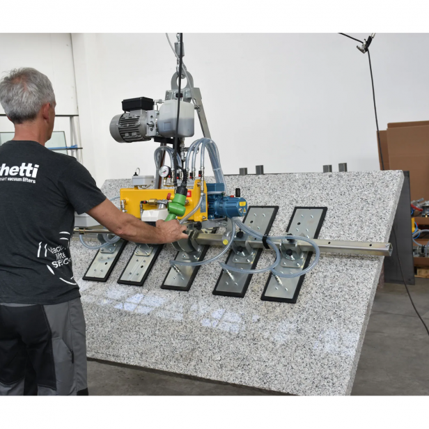 ΗΛΕΚΤΡΙΚΗ  ΒΕΝΤΟΥΖΑ ΑΝΥΨΩΣΗΣ ΓΙΑ ΤΟΠΟΘΕΤΗΣΗ  ΠΛΑΚΩΝ ΣΚΥΡΟΔΕΜΑΤΟΣ & ΠΕΤΡΑΣ RIGHETTI O5EB550K 550kg  220V-380V