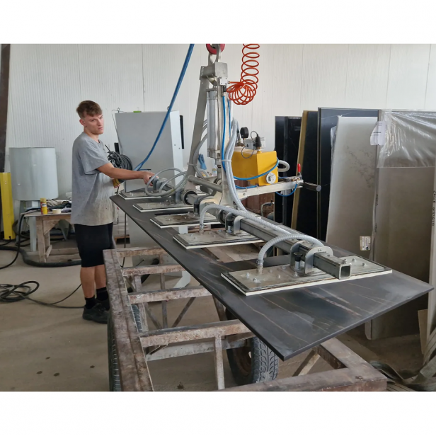 ΗΛΕΚΤΡΙΚΗ  ΒΕΝΤΟΥΖΑ ΑΝΥΨΩΣΗΣ ΓΙΑ ΤΟΠΟΘΕΤΗΣΗ  ΠΛΑΚΩΝ ΣΚΥΡΟΔΕΜΑΤΟΣ & ΠΕΤΡΑΣ RIGHETTI O5EB550K 550kg  220V-380V