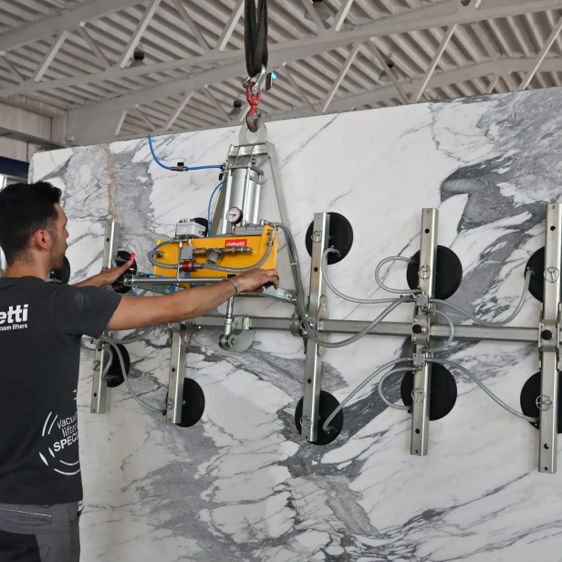 AIR VACUUM LIFTER  for Concrete & Stone Slab Vacuums RIGHETTI P8A 300kg