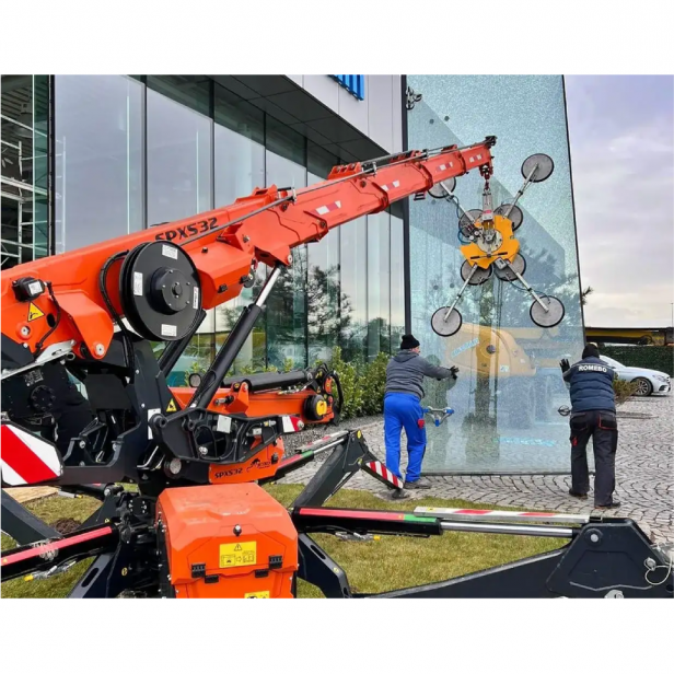  VACUUM LIFTER  for GLASS  (WITH BATTERIES )RIGHETTI  VB4+4 RCMBM d4 XL 1200kg