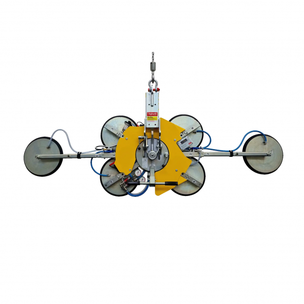  VACUUM LIFTER  for GLASS  (WITH BATTERIES )RIGHETTI  VB4+4 RCMBM d4 XL 1200kg