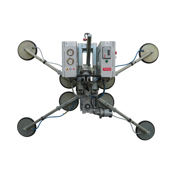  VACUUM LIFTER  for GLASS  (WITH BATTERIES )RIGHETTI  VB4+4 RCEBE XL 800kg