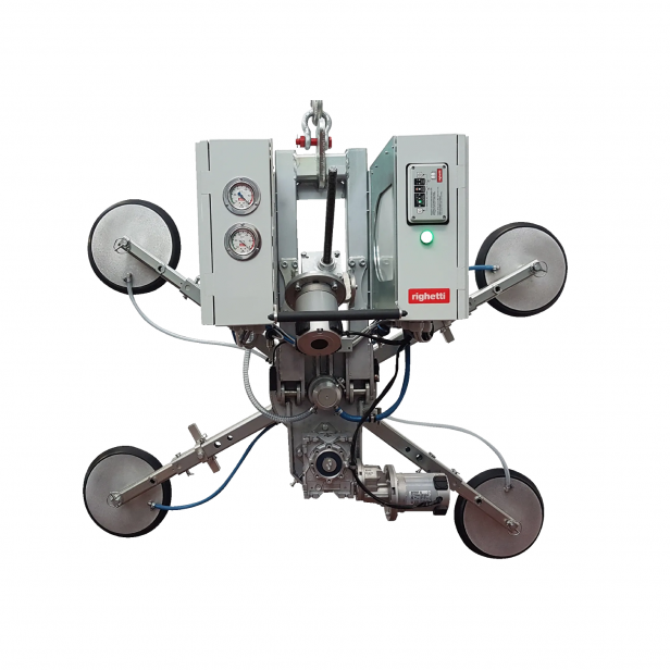  VACUUM LIFTER  for GLASS  (WITH BATTERIES )RIGHETTI  VB4 RCEBE PRO  400KG