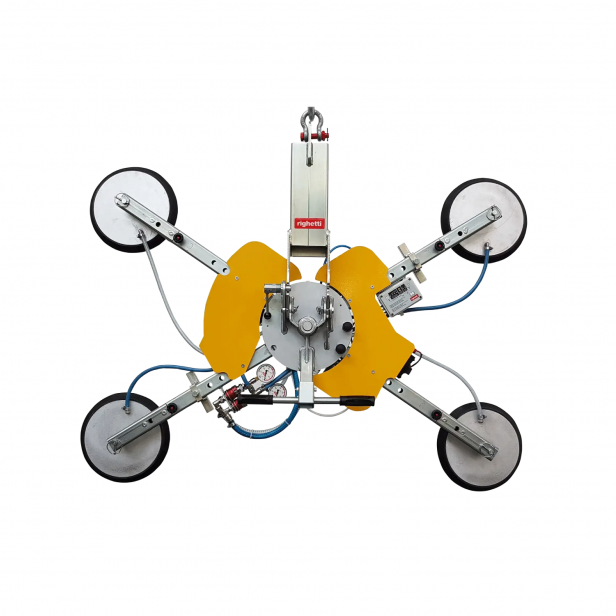  VACUUM LIFTER  for GLASS  (WITH BATTERIES )RIGHETTI  VBT4 RCMBM  400KG