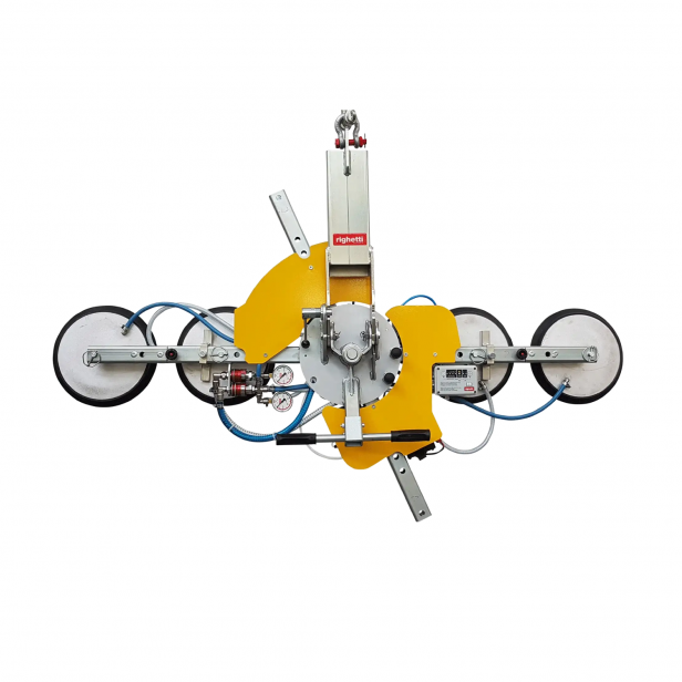  VACUUM LIFTER  for GLASS  (WITH BATTERIES )RIGHETTI  VBT4 RCMBM  400KG