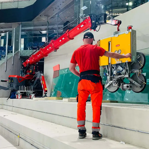 ΒΕΝΤΟΥΖΑ ΑΝΥΨΩΣΗΣ ΓΙΑ ΤΟΠΟΘΕΤΗΣΗ ΤΖΑΜΙΩΝ  (με μπαταριες )RIGHETTI GLE4+8 1200KG