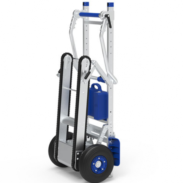 CT150PB, foldable electric stair climbing cart, battery powered stair cart, stair climber, professional stair climber, stair lift cart