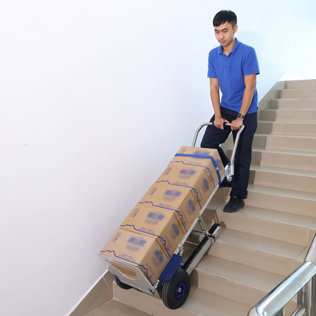 CT150PB, foldable electric stair climbing cart, battery powered stair cart, stair climber, professional stair climber, stair lift cart