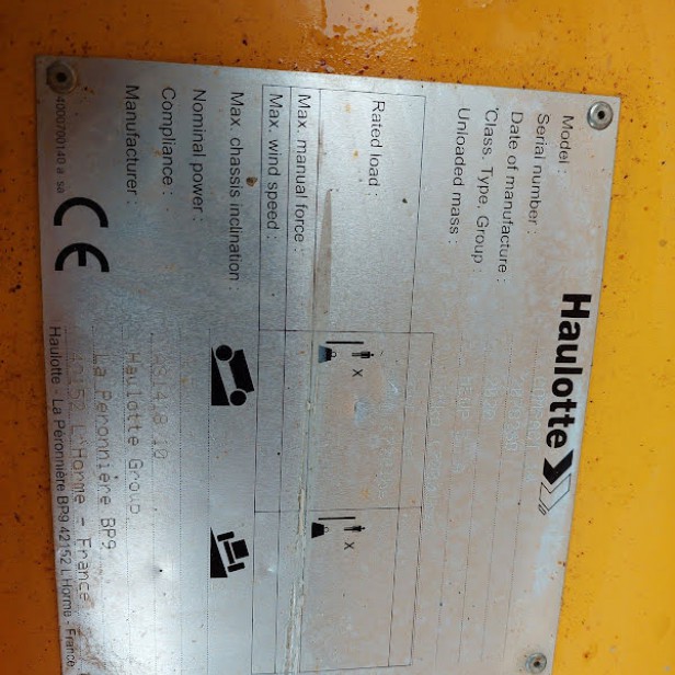 USED SCISSOR WORKING PLATFORMS HAULOTTE COMPACT 14  350KG  13.8m (2020)