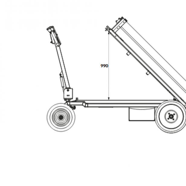 BEFARD ELECTRIC CARGO TRANSPORTER & LIFTER WITH ELECTRIC DUMPER  UR800 - 800KG MAX LOAD
