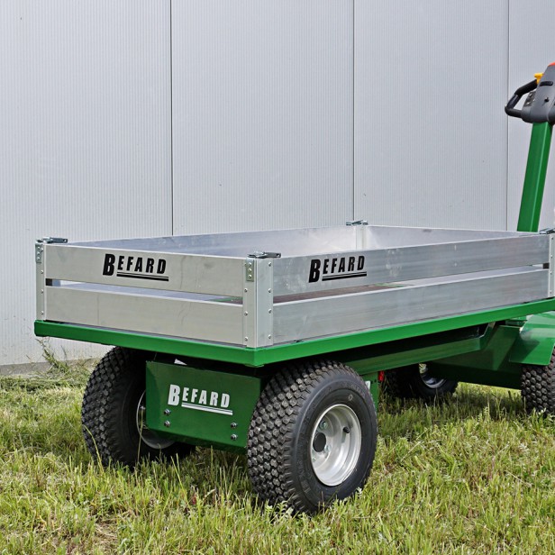 BEFARD ELECTRIC CARGO TRANSPORTER WITH 2M PLATFORM UR800 - 800KG MAX LOAD!