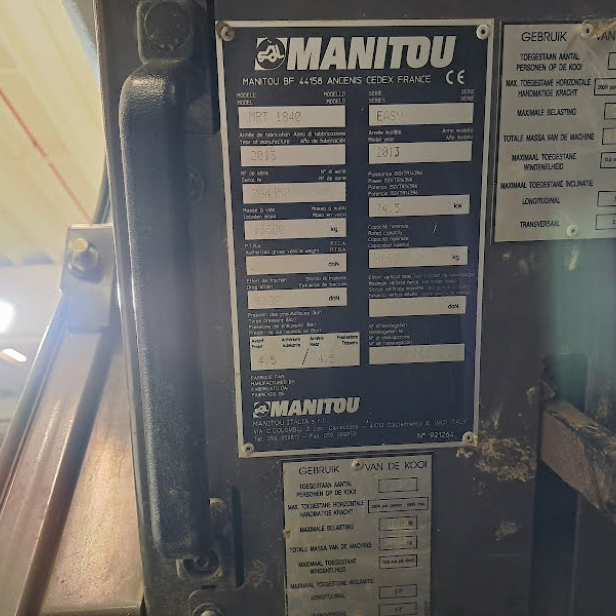 ΠΕΡΙΣΤΡΕΦΟΜΕΝΟΣ ΤΗΛΕΣΚΟΠΙΚΟΣ ΦΟΡΤΩΤΗΣ  MANITOU MRT1840 EASY