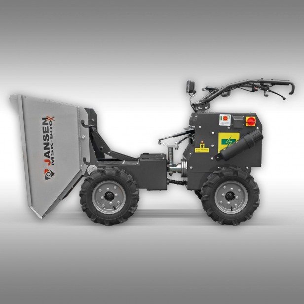 JANSEN Electric mini dumper MSK-800X, 4x4, four-wheel drive 400KG