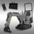 JANSEN Mini excavator Jansen MB-800, petrol engine 130kg UP TO 145kg