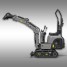 JANSEN Mini excavator Jansen MB-800, petrol engine 130kg UP TO 145kg