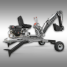 JANSEN Mini excavator MB-360°, with petrol engine 10 HP, 306cc