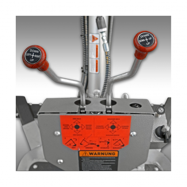 JANSEN Mini excavator MB-360°, with petrol engine 10 HP, 306cc