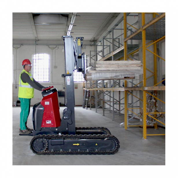 HINOWA ELECTRIC CRAWLER PALLET TRUCK TPX1800E WITH EXTENDED FORKS FOR 1800KG