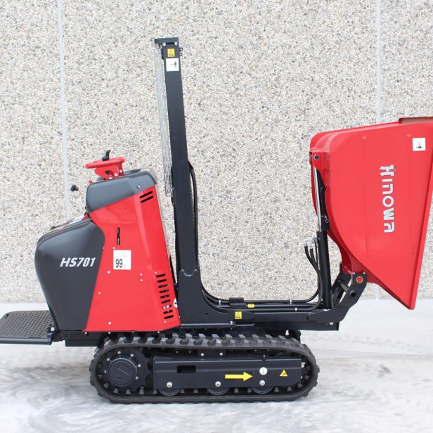 HINOWA TRACKED MINI DUMPER HS701 WITH EXTRA HIGH-TIP 550kg 