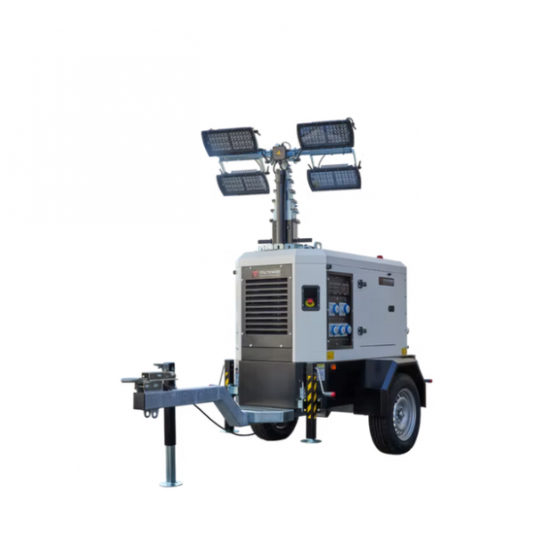 ITALTOWER LIGHTING TOWER WITH POWER GENERATOR & HYDRAULIC LIFTING SYSTEM POLAR UP TO 8.5M ILLUMINATED AREA 9300SQM