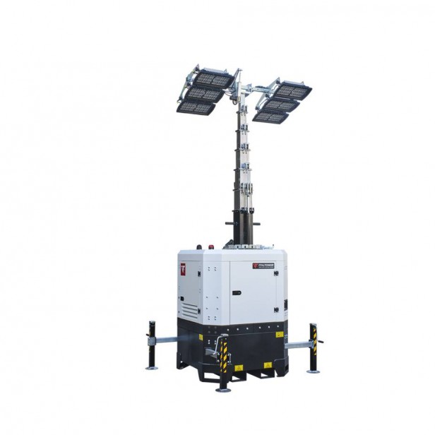 ITALTOWER LIGHTING TOWER WITH POWER GENERATOR & HYDRAULIC LIFTING SYSTEM  OKAPI MINE  UP TO 8.5M ILLUMINATED AREA 13200 SQM