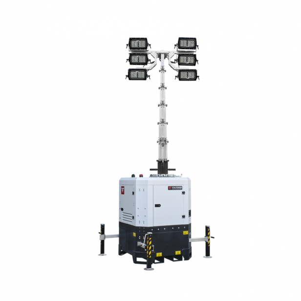 ITALTOWER LIGHTING TOWER WITH POWER GENERATOR & HYDRAULIC LIFTING SYSTEM OKAPI EVO UP TO 8.5M ILLUMINATED AREA 4300 SQM 