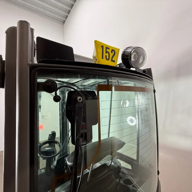  JUNGHEINRICH USED ELECTRIC FORKLIFT EFG213  1.300kg(2017) Triplex BH 205cm 3.Valve 