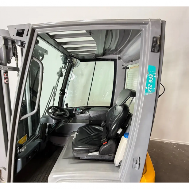  JUNGHEINRICH USED ELECTRIC FORKLIFT EFG213  1.300kg(2017) Triplex BH 205cm 3.Valve 