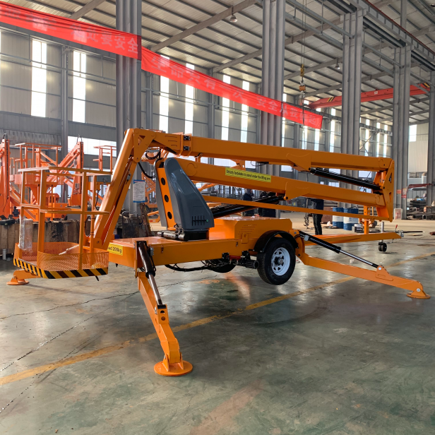 GRADIN ΑΡΘΡΩΤΟ ΑΝΥΨΩΤΙΚΟ ΑΡΑΧΝΗ ΚΑΛΑΘΟΦΟΡΟ ΣΕ ΤΡΕΙΛΕΡ GKTZ-10 ΜΕ  ΥΨΟΣ ΕΡΓΑΣΙΑΣ 12M