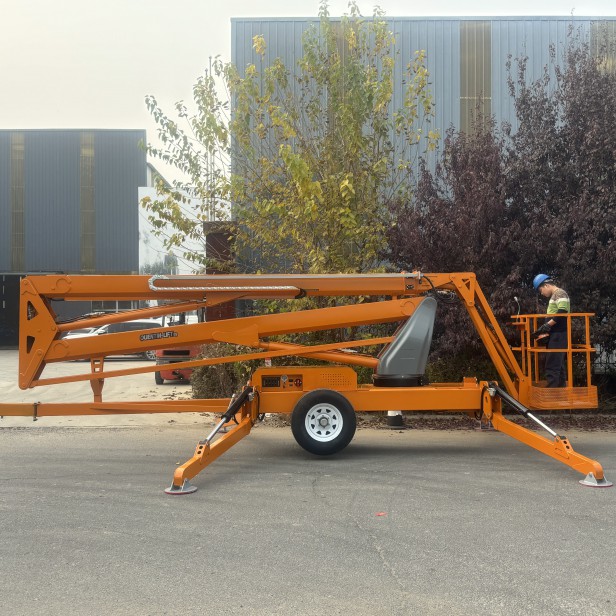 GRADIN ΑΡΘΡΩΤΟ ΑΝΥΨΩΤΙΚΟ ΑΡΑΧΝΗ ΚΑΛΑΘΟΦΟΡΟ ΣΕ ΤΡΕΙΛΕΡ GKTZ-18 ΜΕ  ΥΨΟΣ ΕΡΓΑΣΙΑΣ 20M