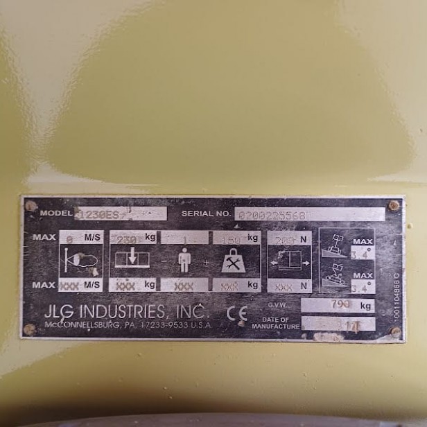  JLG 1230ES ΜΕΤΑΧΕΙΡΙΣΜΕΝΟ ΑΝΥΨΩΤΙΚΟ ΑΤΟΜΩΝ  (2014) 5.66M 230KG
